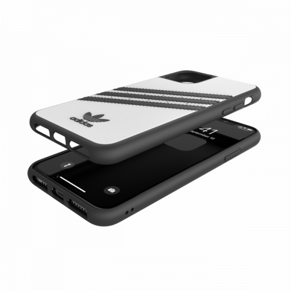 Adidas 3-Stripes SnapCase Case for iPhone 11 Pro Max (White / Black)