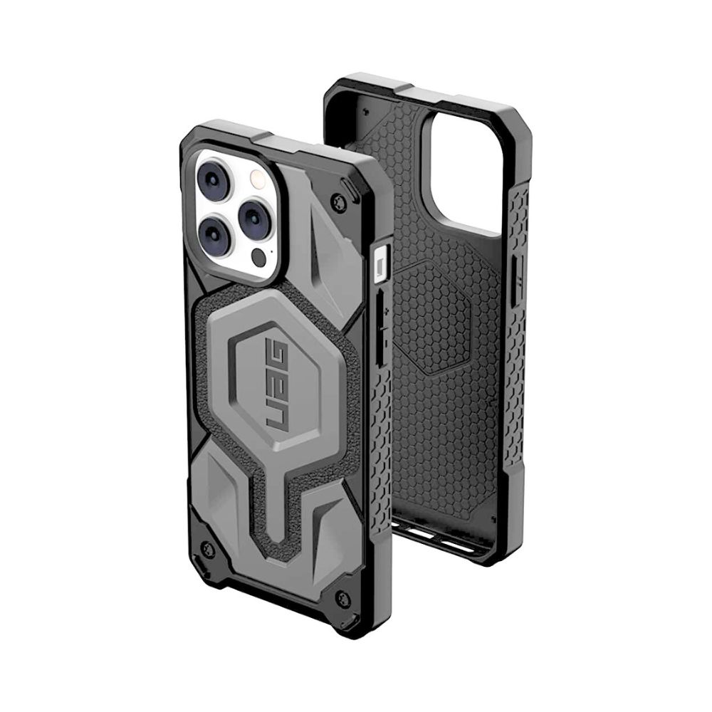 UAG Monarch Pro Case iPhone 14 Pro-Magsafe (Silver)