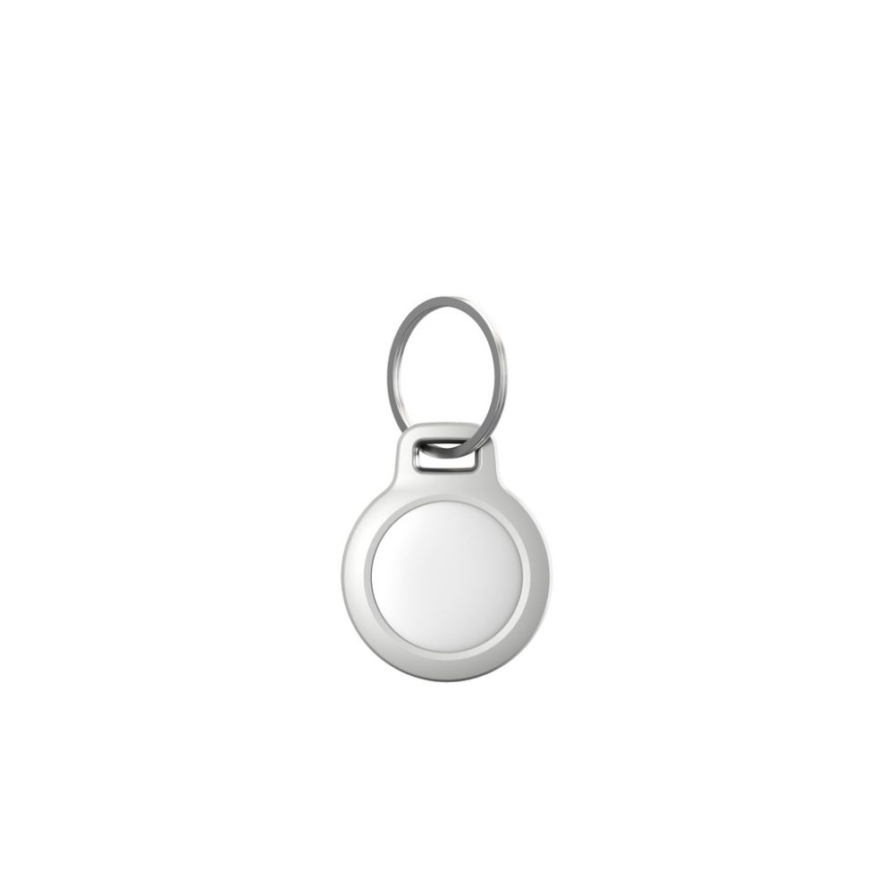 Nomad Airtag Rugged Keychain (White)