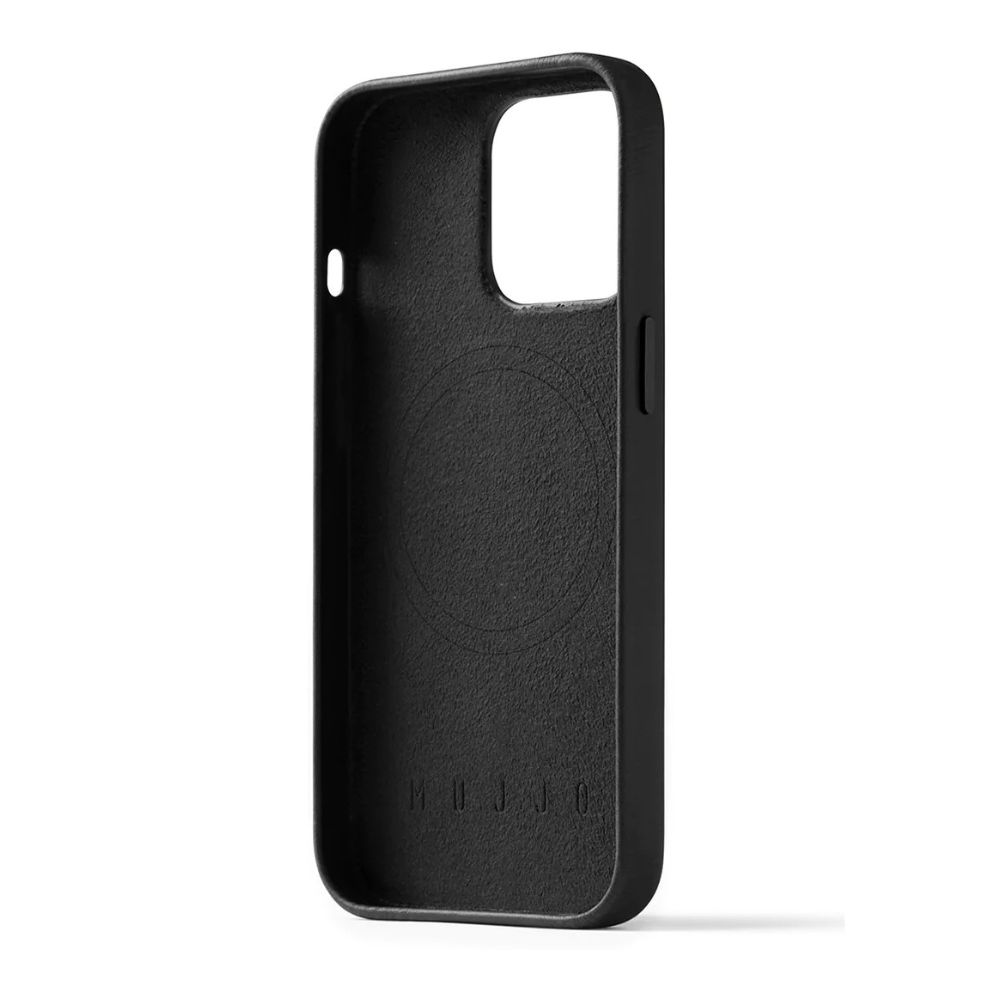 Mujjo Full Leather Case with MagSafe for iPhone 14 Pro (Black)