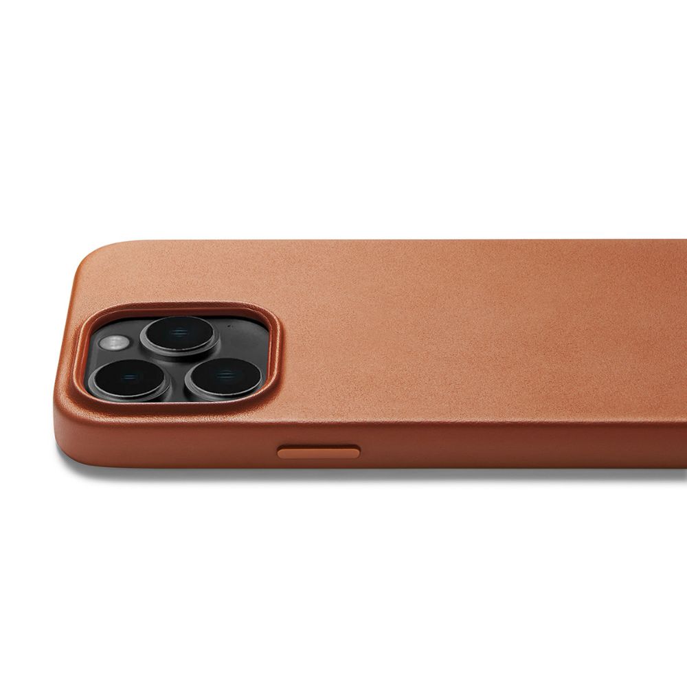 Mujjo Full Leather Case with MagSafe for iPhone 14 Pro (Tan)