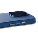 Mujjo Full Leather Case with MagSafe for iPhone 14 Pro Max (Monaco Blue)