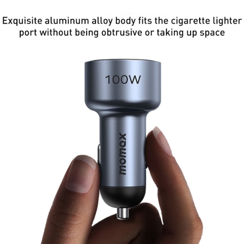 Momax ONEPLUG 100W 3-Port Car Charger