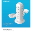 Momax ONEPLUG 11-Outlet Power Strip With USB