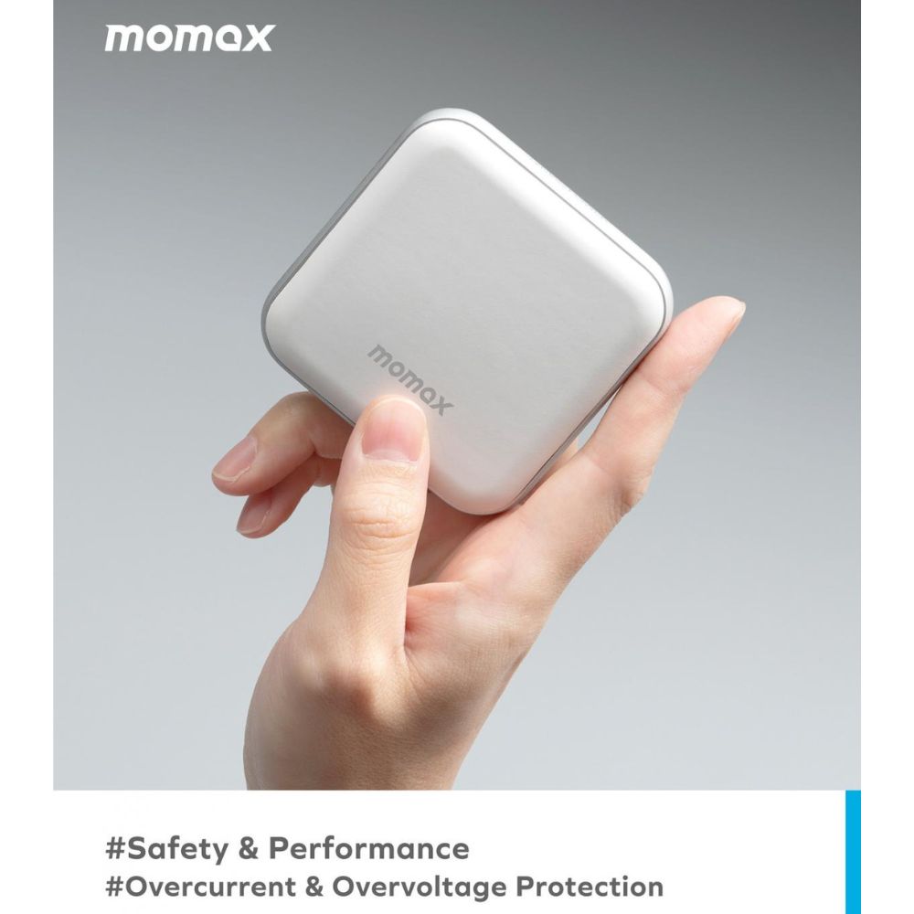 Momax Q.Mag Power2 Magnetic wireless battery pack 3500mAh (white)