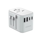 Momax 1-World PD35W 5 ports + AC Travel Adapter (White)