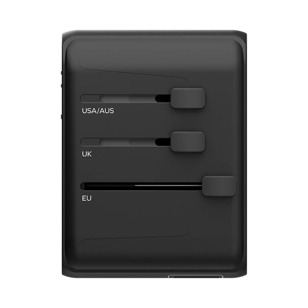 Momax 1-World PD35W 5 ports + AC Travel Adapter (Black)