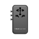 Momax 1-World 100W GaN 4 ports + AC Travel Adapter