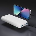 Powerology 20000mAh Quick Charging Power Bank (White)