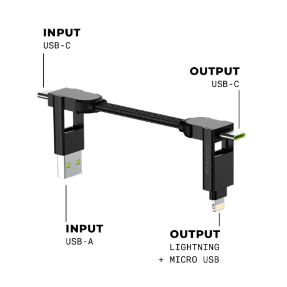 Rolling Square inCharge X 6-in-1 Cable