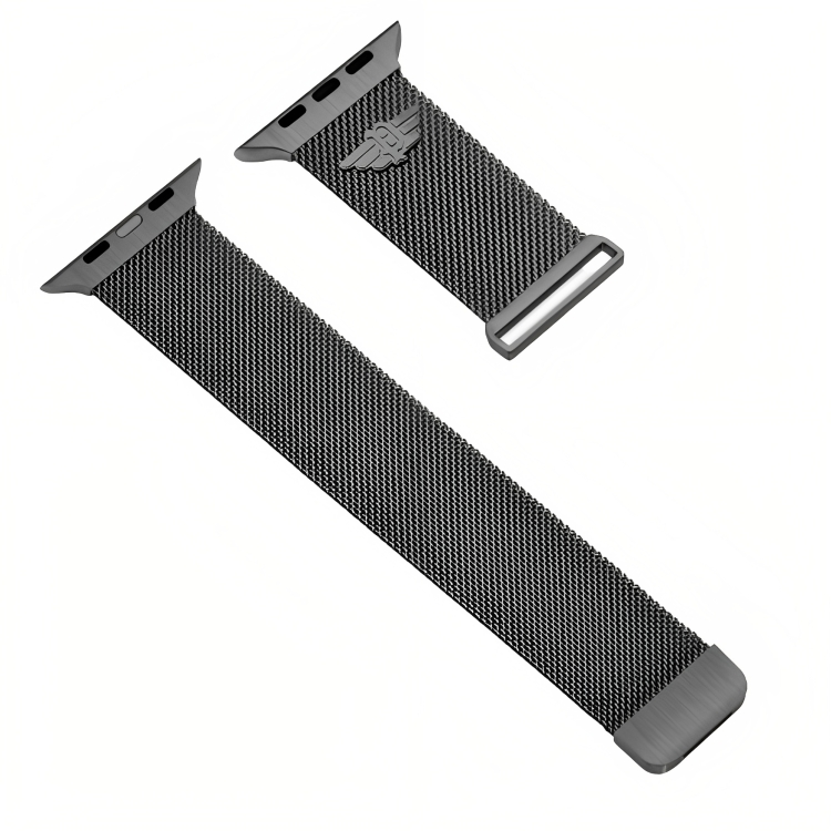 Police Mesh Strap for Smart Watch 42/44/45/49mm (Black)