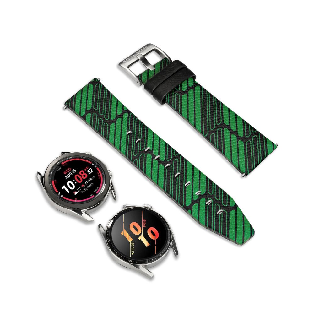 Police Mono Leather Strap for Smart Watch 38/40/41mm (Green)