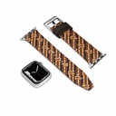 Police Mono Leather Strap for Smart Watch 38/40/41mm (Brown)