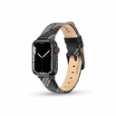 Police Mono Leather Strap for Smart Watch 42/44/45/49mm (Black)