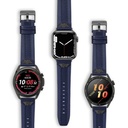 Police Wings Leather Strap for Smart Watch 42/44/45/49mm (Blue)