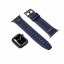 Police Wings Leather Strap for Smart Watch 42/44/45/49mm (Blue)