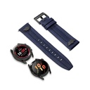 Police Wings Leather Strap for Smart Watch 42/44/45/49mm (Blue)