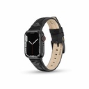 Police Wings Leather Strap for Smart Watch 42/44/45/49mm (Black)