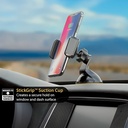 Scosche 2-in-1 Universal Car Mount with Vent Clips