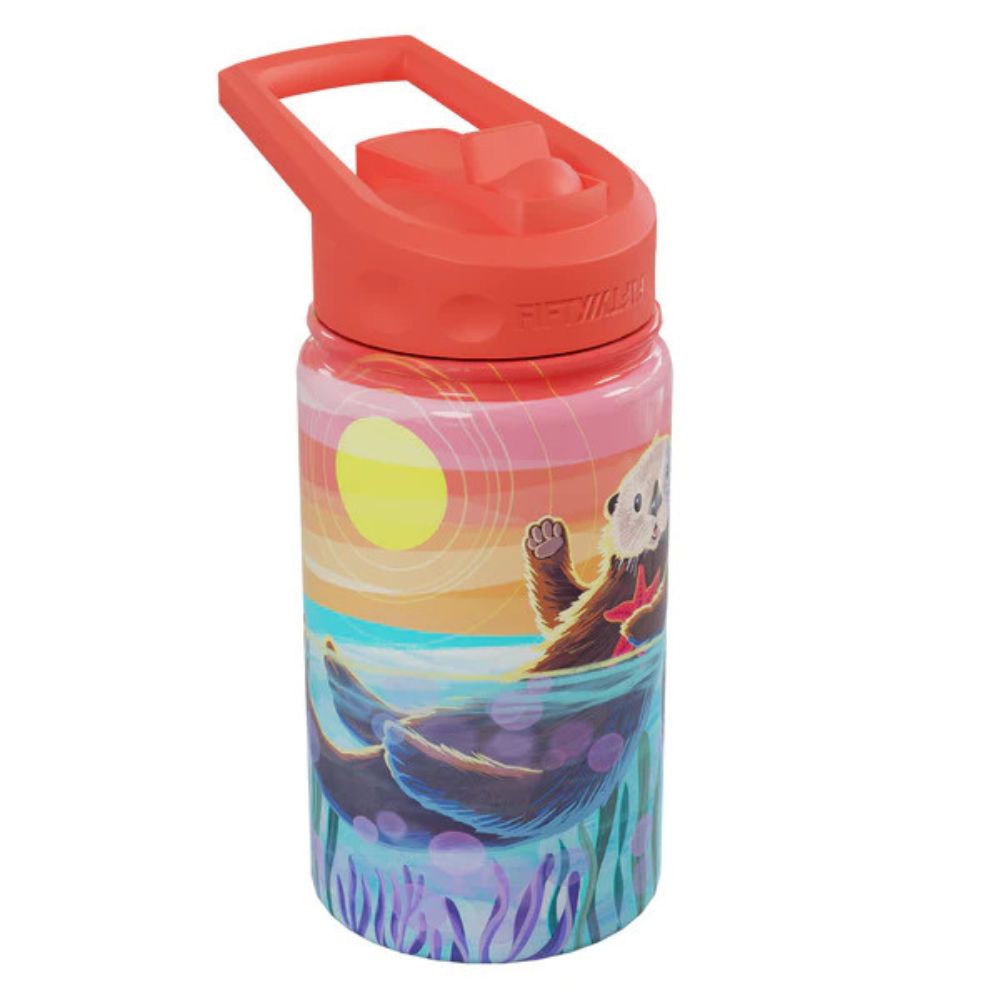 Fifty Fifty Kids Bottle Straw Lid 350ML (Sea Otter)