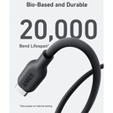 Anker 542 USB-C to Lightning Cable (Bio-Based) (1.8m/6ft) (Black)