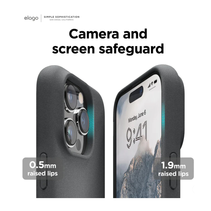 Elago Pebble Case iPhone 14 Pro (Dark Gray)