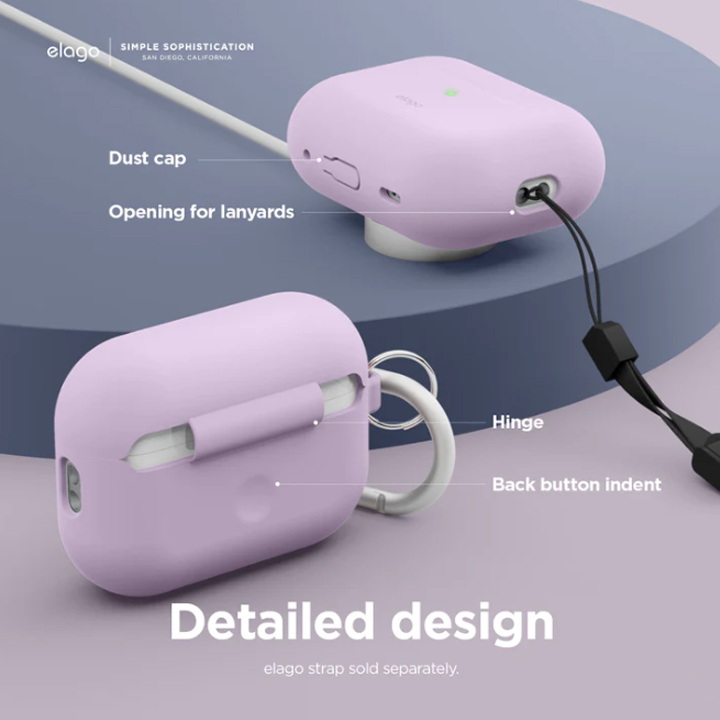 Elago Silicone Hang Case Airpods Pro 2 (Lovely Pink)