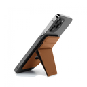UNIQ Lyft Magnetic Snap-On Stand and Card Holder (Brown)