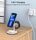 Choetech 3-in-1 Magnetic Wireless Charging Stand