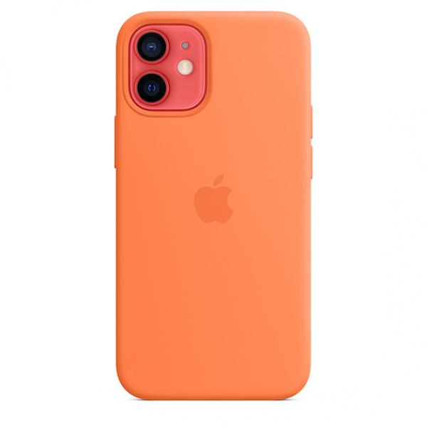 Apple Silicone with MagSafe for iPhone 12 Mini (Kumquat)