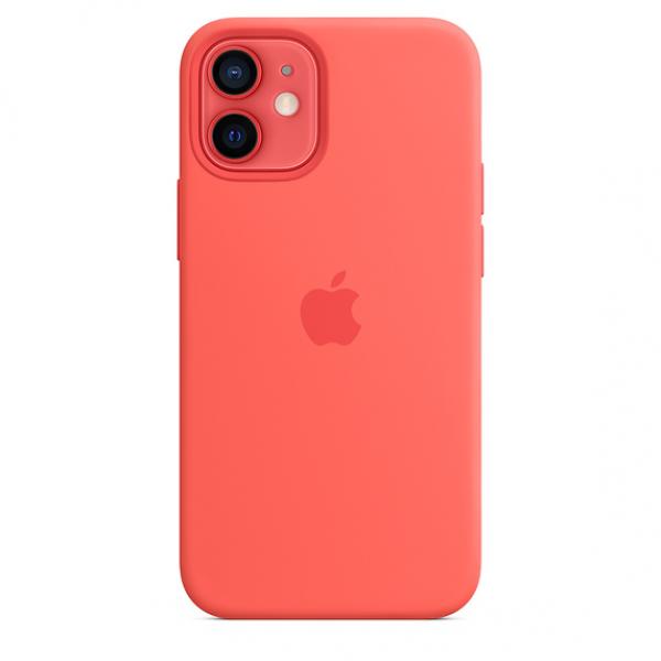 Apple Silicone with MagSafe for iPhone 12 Mini (Pink Citrus)
