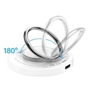 Choetech 2-in-1 Magnetic Wireless Charger 15W with Ring Holder