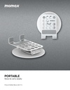 Fold Stand Mila Rotatable Phone Stand (Silver)