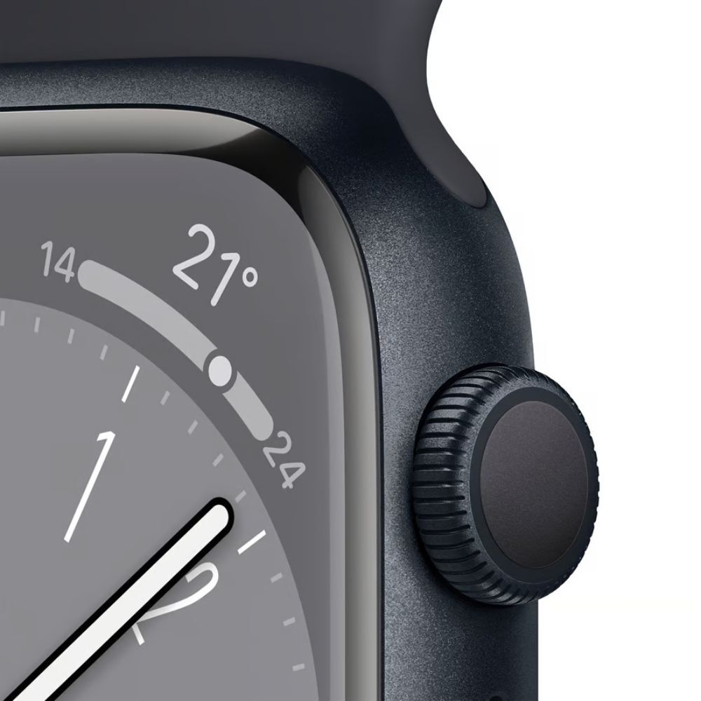 Apple Watch Series 8 GPS 41mm Midnight Aluminium Case with Midnight Sport Band