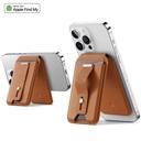 ESR HaloLock Geo Wallet Grip Stand (Caramel Brown)