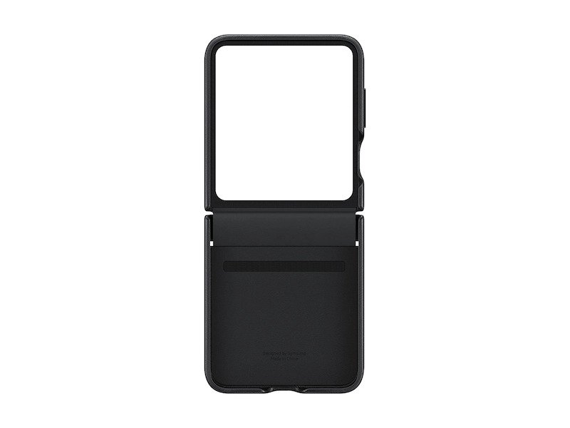 Samsung Galaxy Z Flip5 Flap Eco-Leather Case (Black)