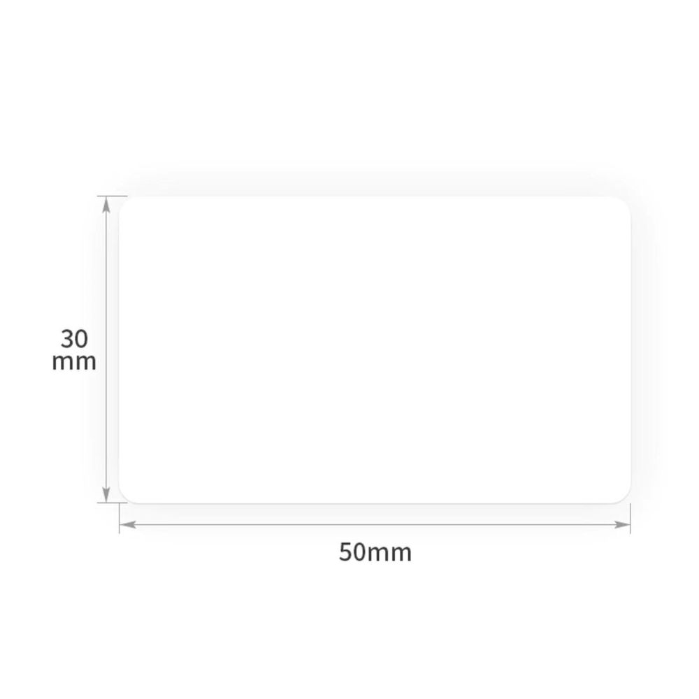 NIIMBOT B21 and B1 Extra Thermal Labels 50*30 mm (White)