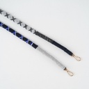 LACUNA Hand made Phone Strap Gray-Navy