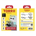 Torrii BodyGlass Camera Lens Protector (Individual Ring) for iPhone 15/15 Plus (Silver)