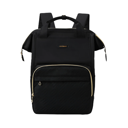 Bagsmart 15.6" Zoraesque Laptop Stylish Backpack for Women (Black)
