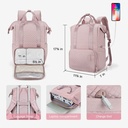 Bagsmart Bonchemin Versatile Lunch Backpack (Pink)