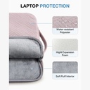 Bagsmart 13" Rosa Laptop Sleeve (Pink)