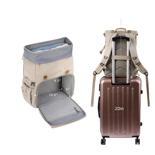 Bagsmart Photo Series/Camera Backpack (Ivory White)