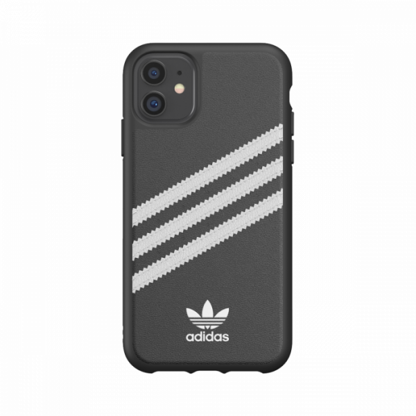 Adidas 3-Stripes Snap Case for iPhone 12 mini (White/Black)