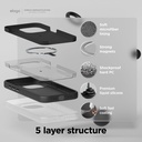 Elago Silicone Magsafe Case iPhone 15 Pro Max (Black)