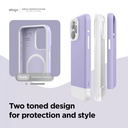 Elago Glide Case iPhone 15 Pro Max (Purple/Clear)