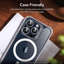 ESR 9H Fullcover Tempered Glass Camera Protector for iPhone 15 Pro/15 Pro Max (Diamond)