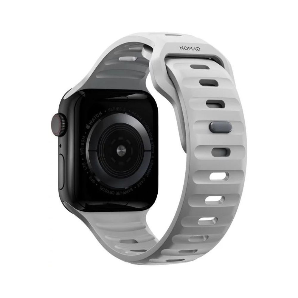 Nomad Sport Strap Apple Watch 45mm (Lunar Gray)