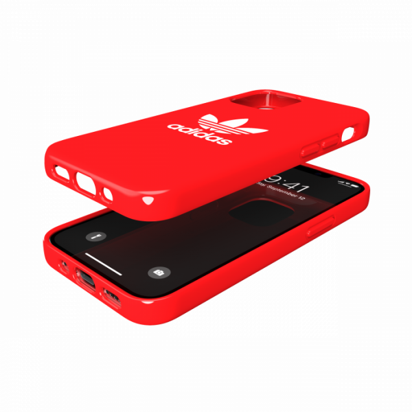 Adidas Trefoil Snap Case for iPhone 12 mini (Red)