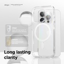 Elago Hybrid Magsafe Case iPhone 15 Pro (Clear/White)